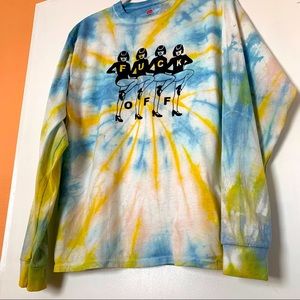 F*ck Off Xavier Schipani Tye die Shirt